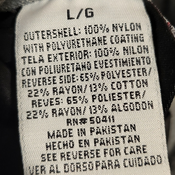 Zero XPosur Men's Fully Lined Zip Up Jacket Size L Black/Gray - Picture 5 of 7